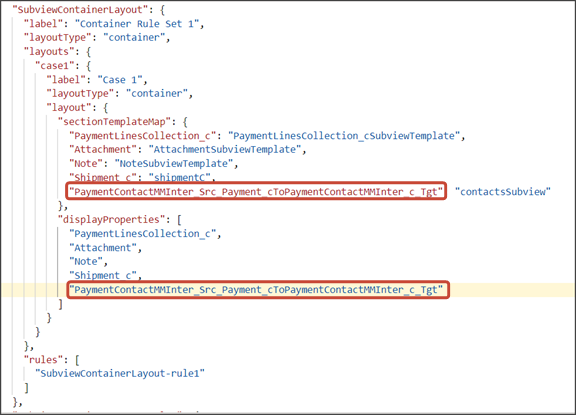このスクリーンショットは、JSONファイルの更新場所を示しています。