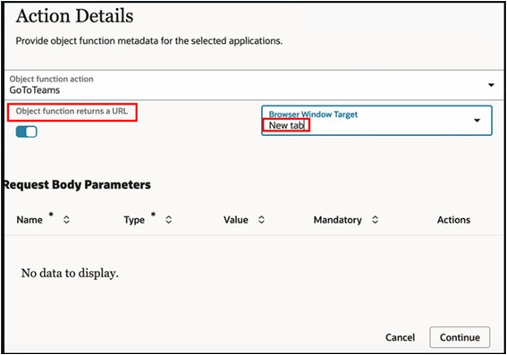 「Microsoft Teamsに移動」スマート・アクションの「処理詳細」ページを示す画面