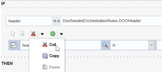 ルールでのテストのコピー