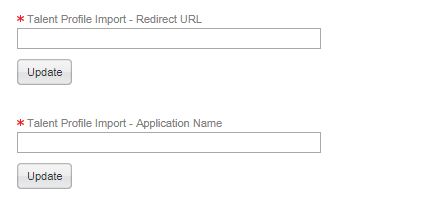タレント・プロファイルのインポート