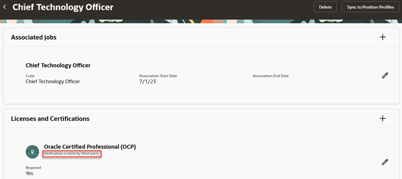 「検証はサード・パーティによって実行されます」フラグ