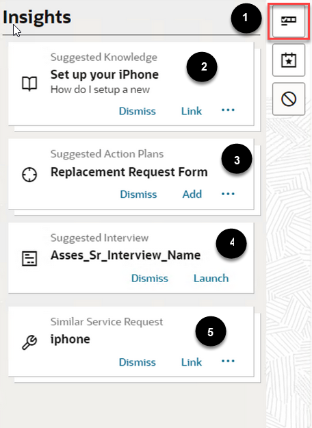 「インサイト」パネルの詳細