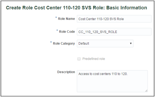 この図は、「ロールの作成」ページを示しています。