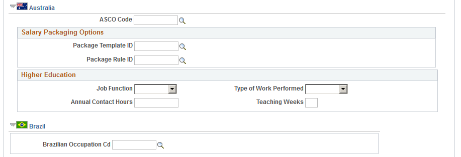 Job Code Profile page (4 of 5)