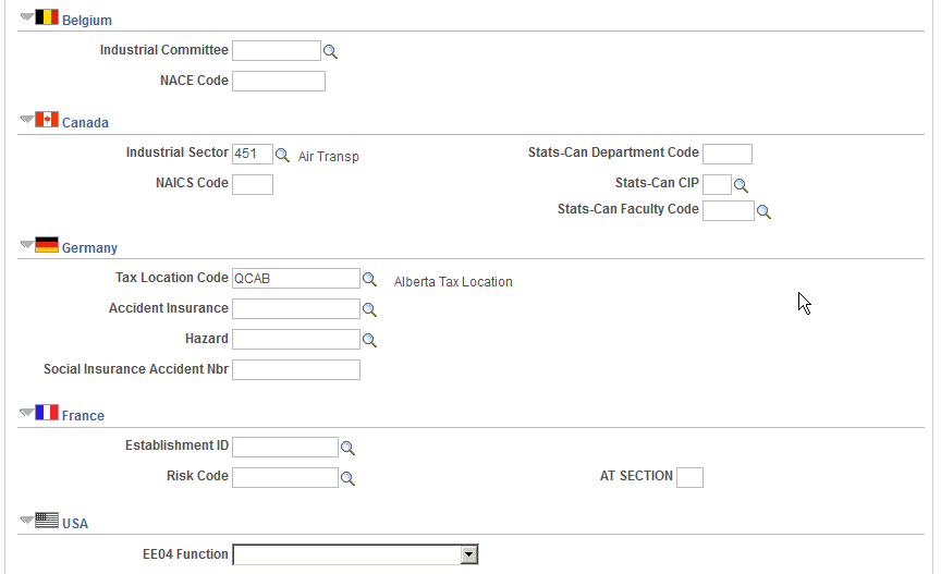 Department Profile page (2 of 3)