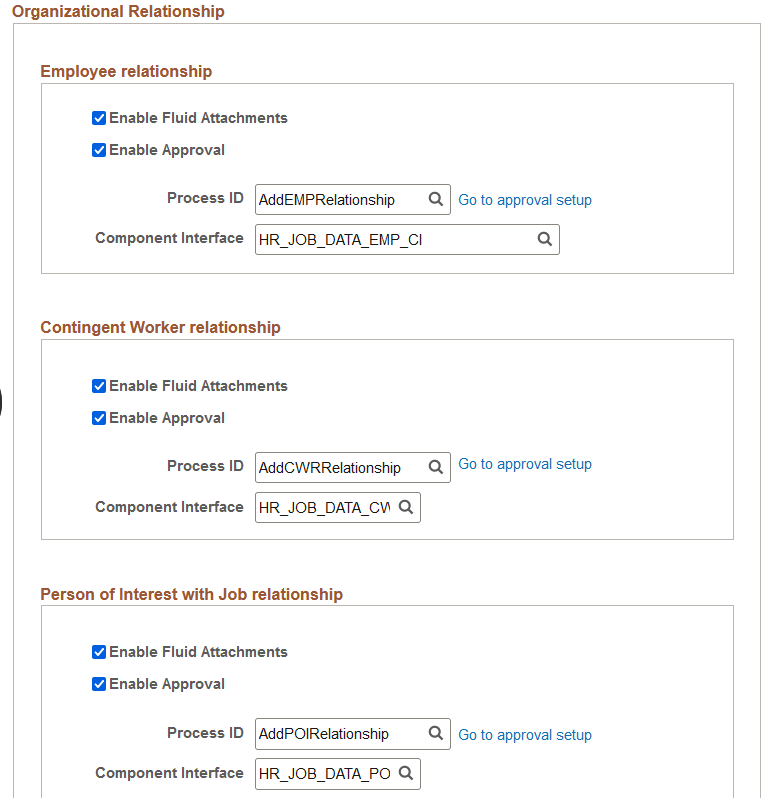 Person and Job Installation - Person and Organization page (2 of 2)