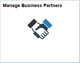 Manage Business Partners tile