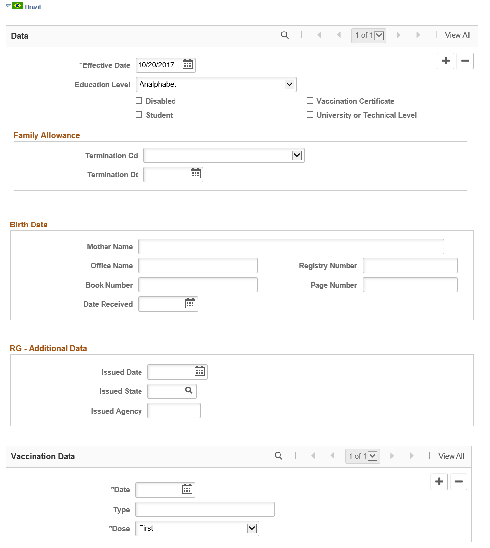 Dependent Information - Personal Profile page (5 of 6)