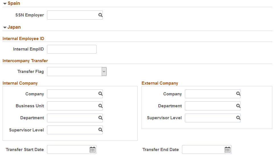 (Fluid) Work Location page (2 of 2)