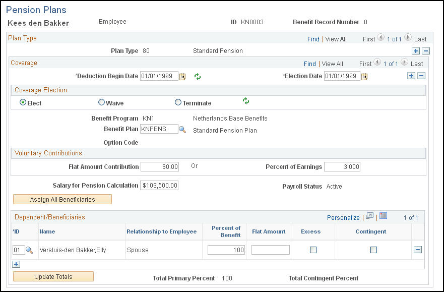 Pension Plans page