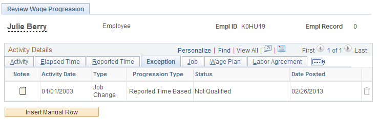 Review Wage Progression page (4 of 7)