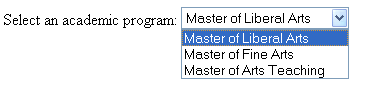 A List field
