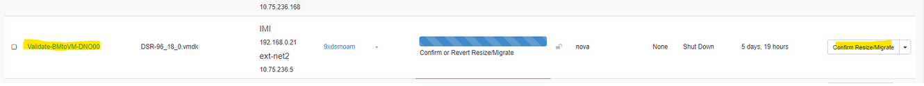 Confirm Resize
