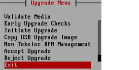 Upgrade Menu