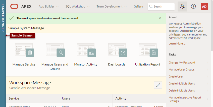 workspace_environment_banner.pngの説明が続きます