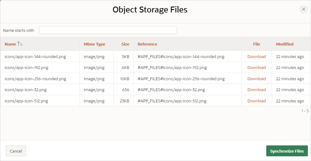 object_storage_files.pngの説明が続きます