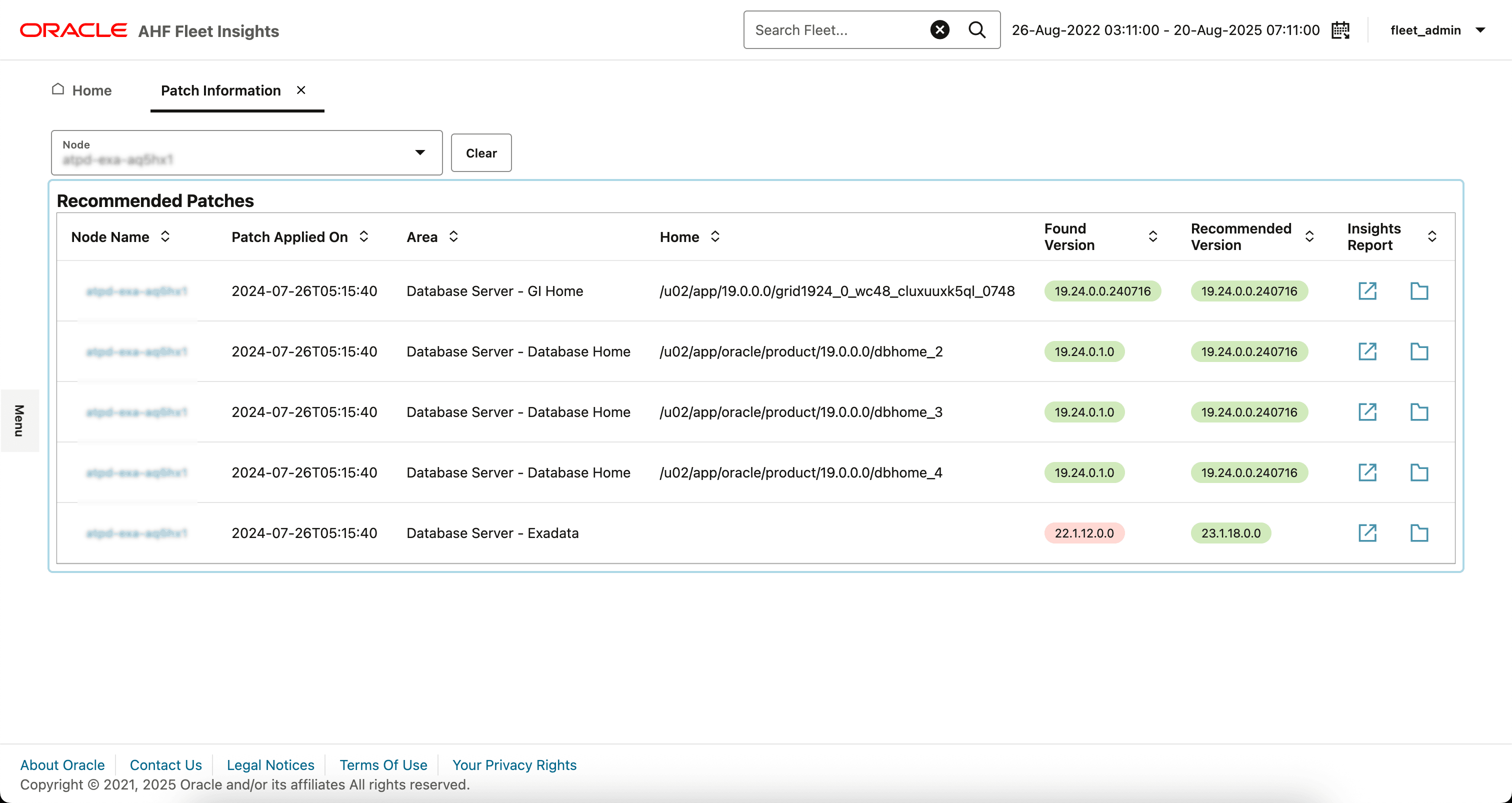 この図は「Patch Information」を示しています この図は「Patch Information」を示しています