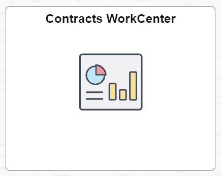 Contracts WorkCenter Tile