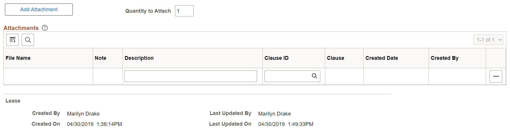 Notes and Attachments page (2 of 2)