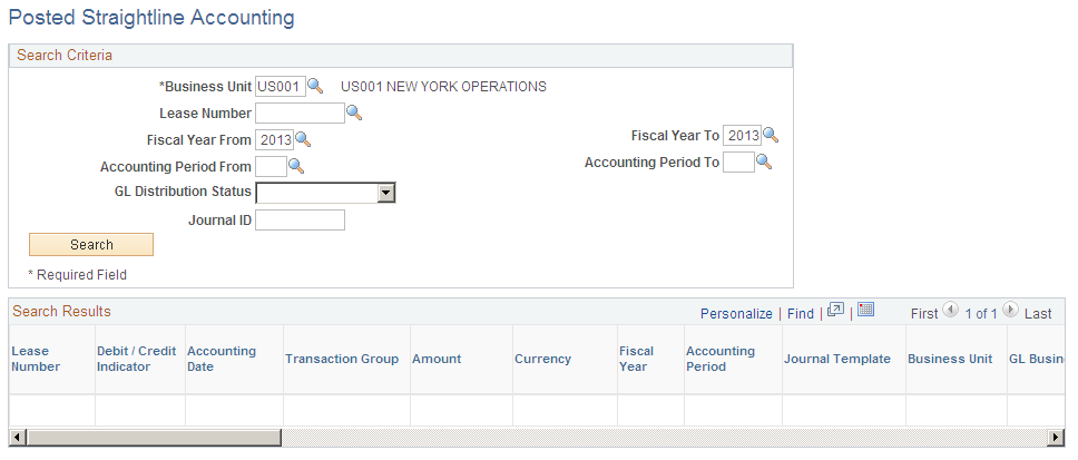 Posted Straightline Accounting page
