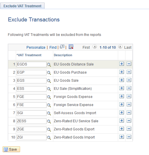 Exclude Transactions