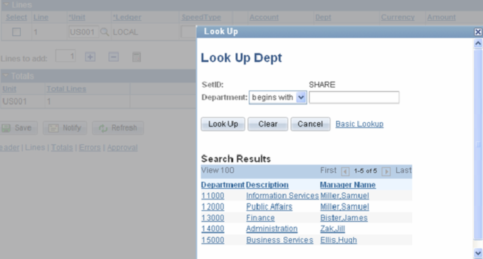 Example of authorized prompt list