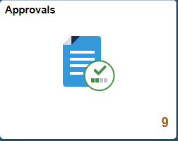 Approvals Tile