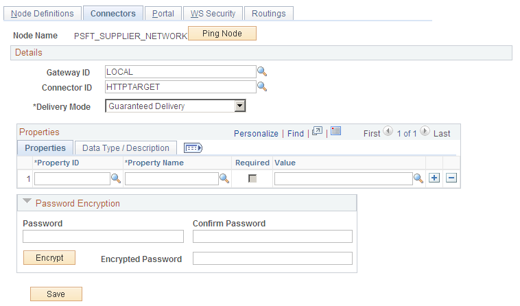 Nodes-Connectors page