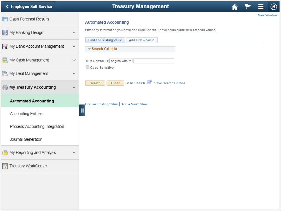 (Tablet) Treasury page