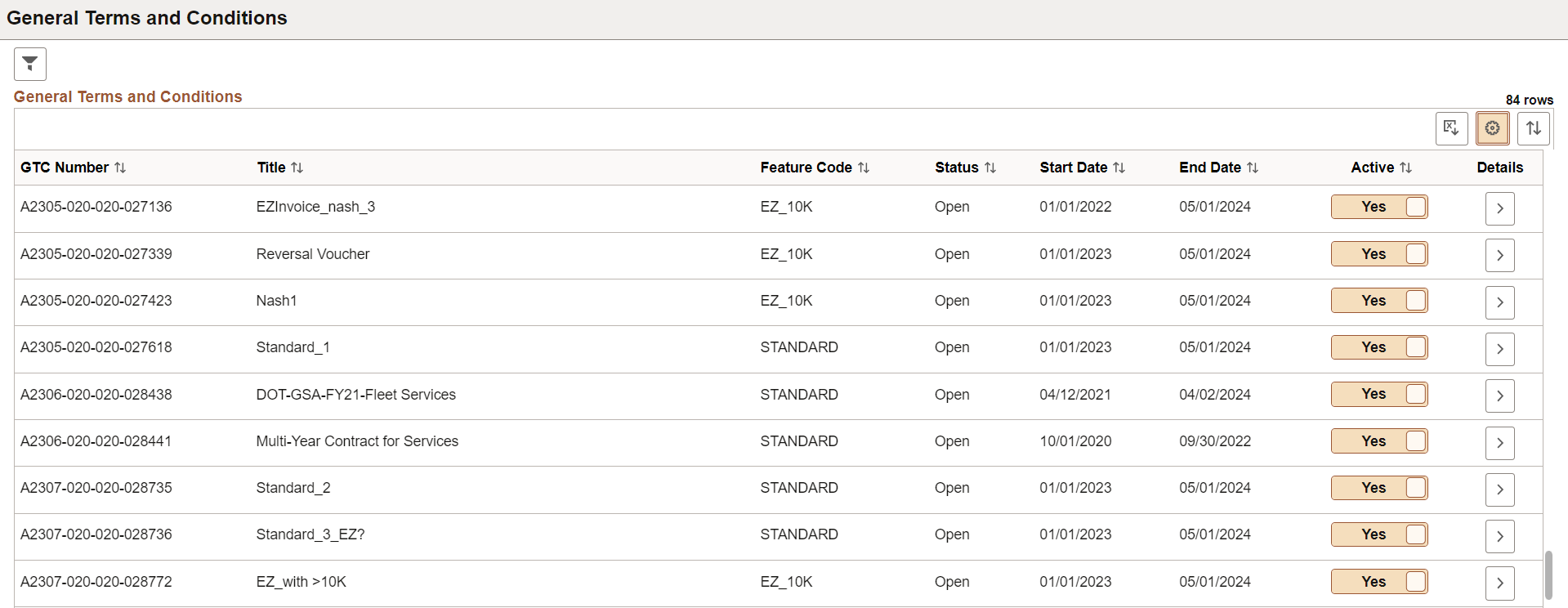 General Terms and Conditions page