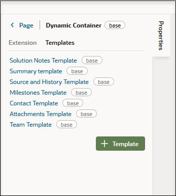 動的コンテナ・テンプレート