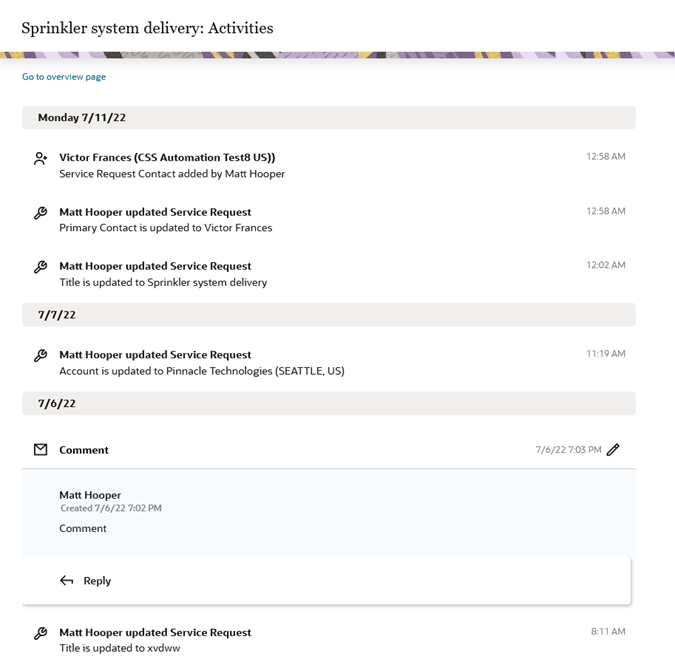アクティビティ詳細ページのスクリーンショット。