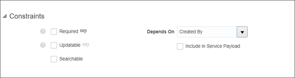 これは、算式フィールドを定義するときに設定する制約リージョンのスクリーンショットです。