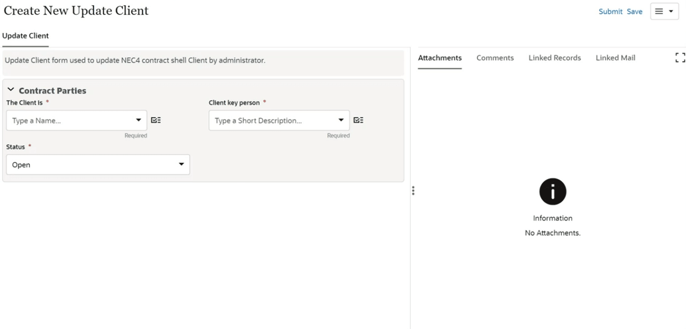 Create New Update Client image