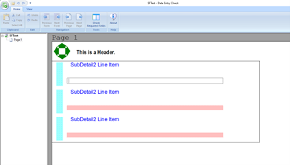 Entry view with SubLineItems to a count of 3 and leave the subform count as 1