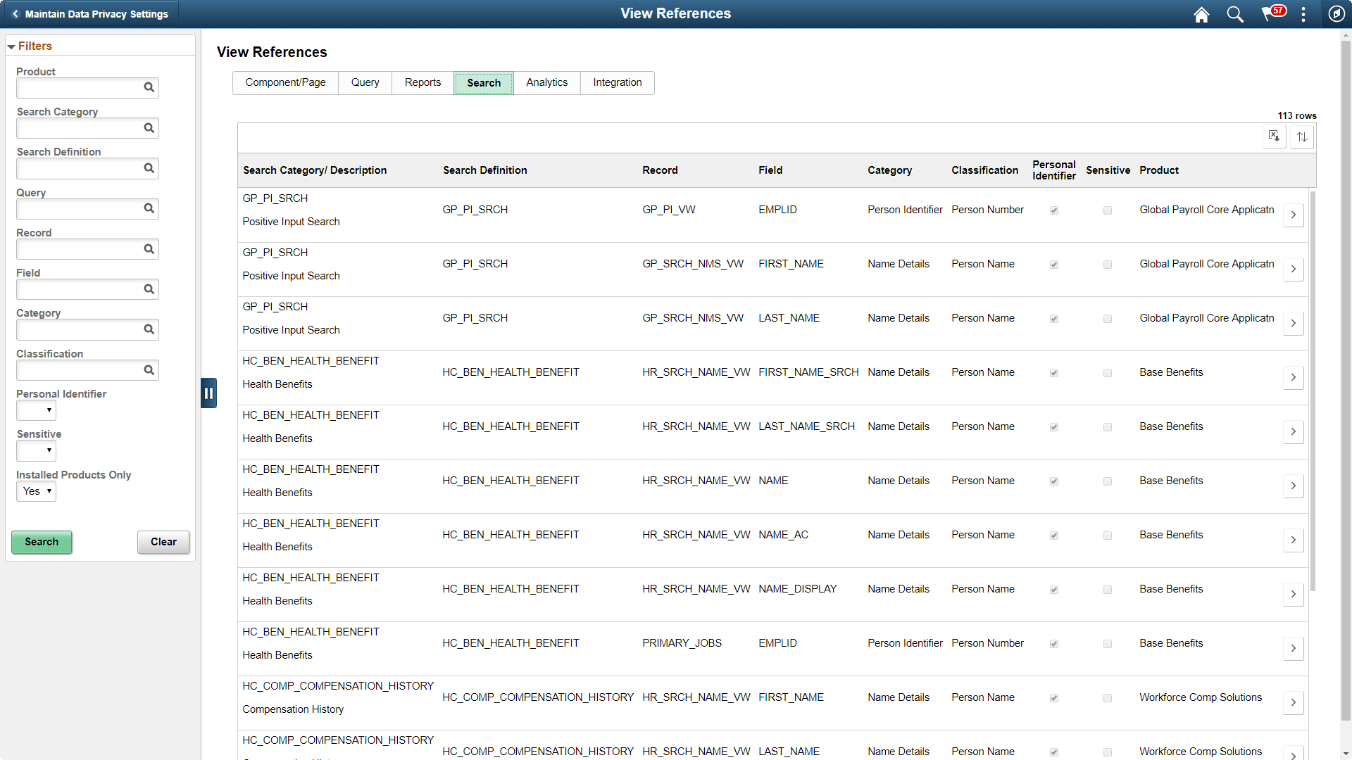View Reference Page_Search