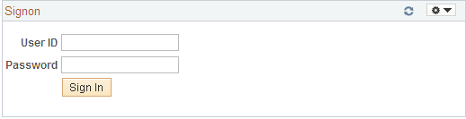 Signon pagelet