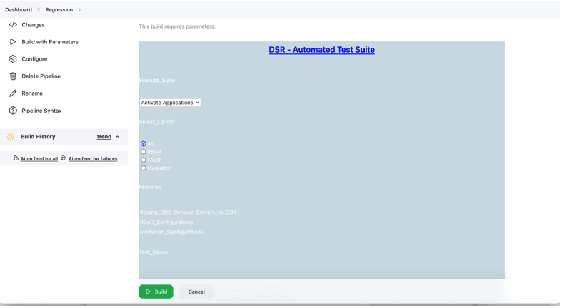 DSR Automated Test Suite