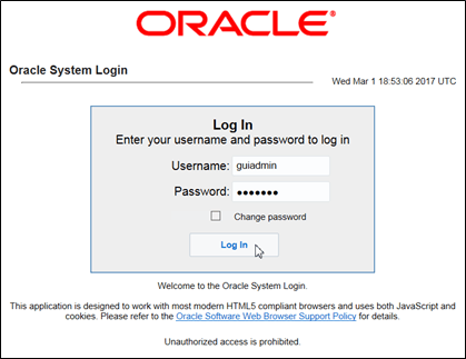 GUI Login Screen