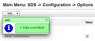 Confirmation Message