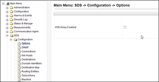Main Menu - Options