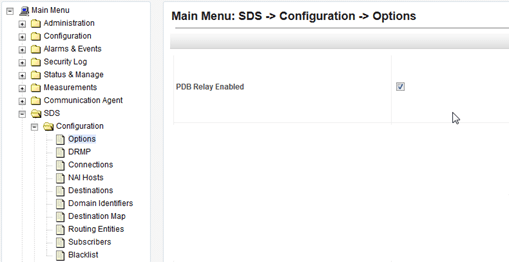 PDB Relay Enabled