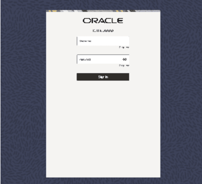 IDIH login screen