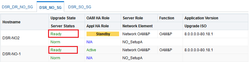 Upgrade State Column