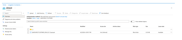 Azure Storageコンソール