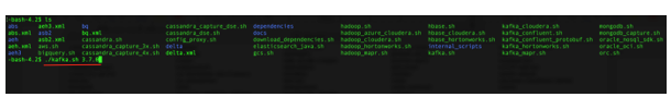 必要なバージョンを指定してkafka.shを実行します。