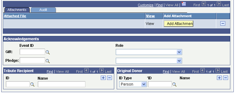 Designation Funds page (2 of 2)