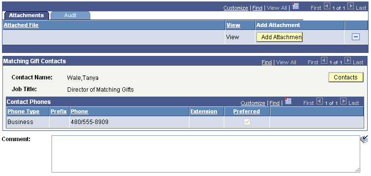 Matching Gift Rules page (2 of 2)