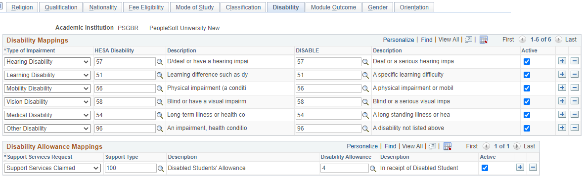 Disability page