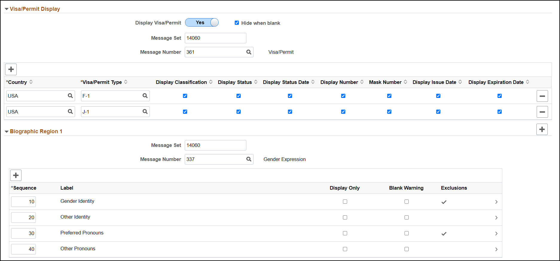 Personal Details Configuration page 2 of 2